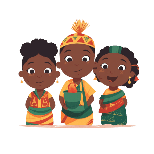 Kwanzaa FOR KIDS - Children learning about Nguzo Saba